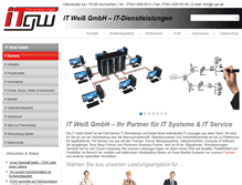 Tablet Screenshot of it-gw.de